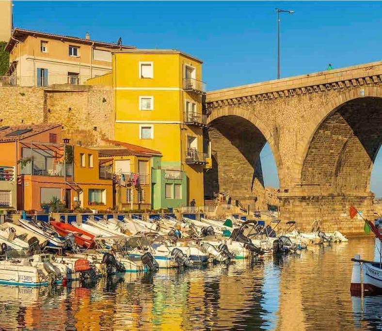 Вилла Vallon Des Auffes : Le Cabanon De Mireille Марсель Экстерьер фото